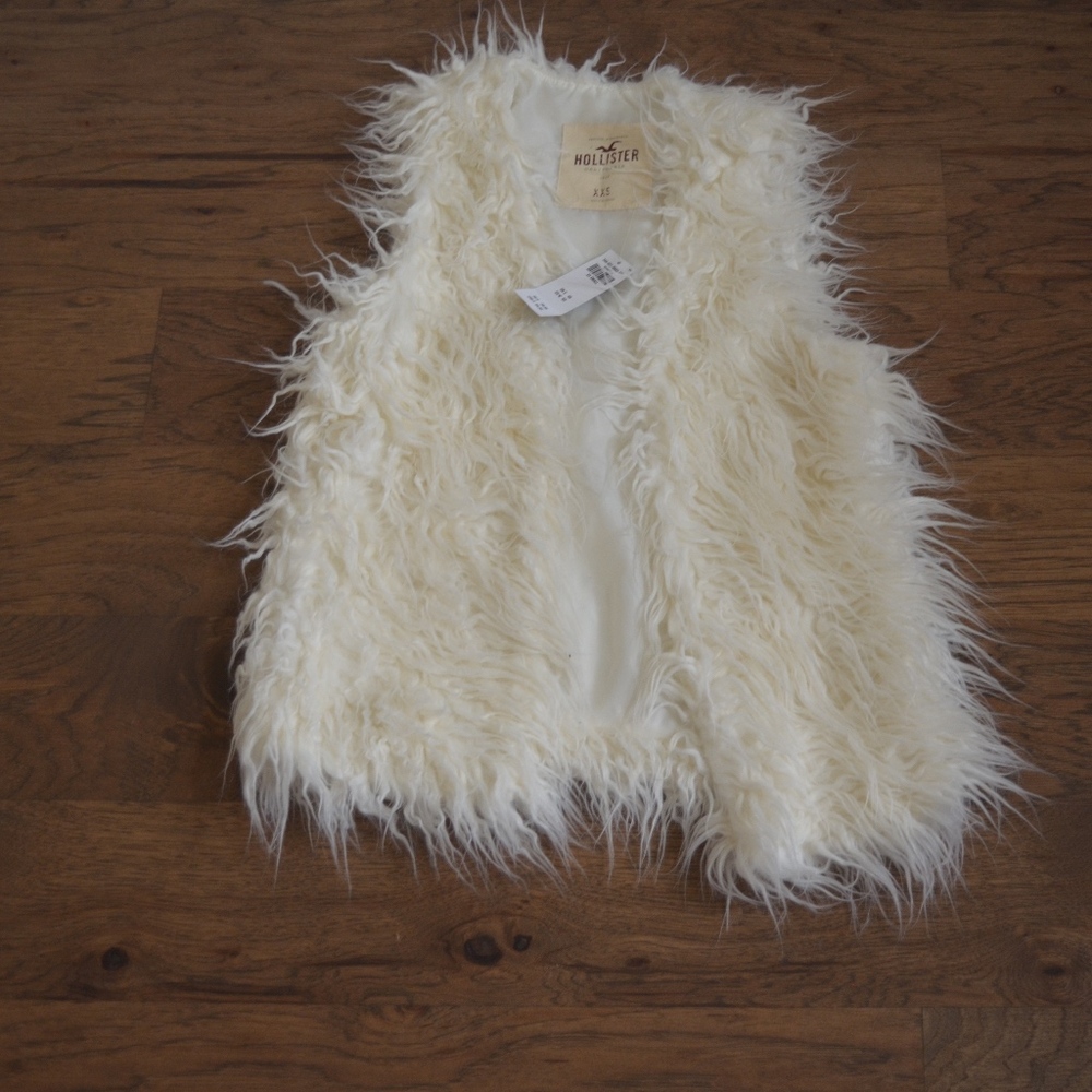 Fluffy vest